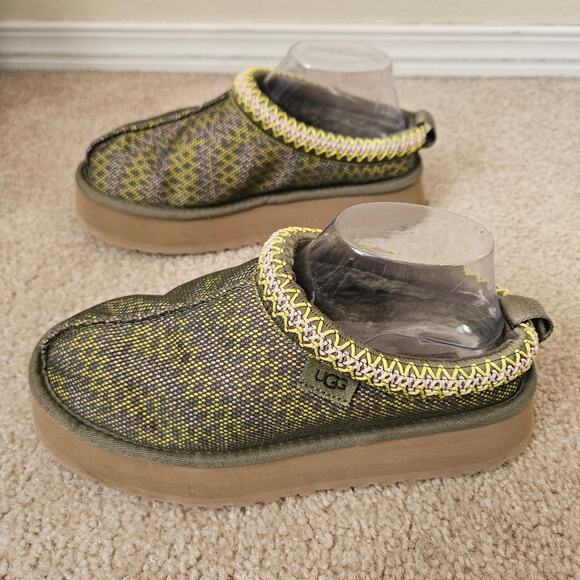 UGG Tasman Maxi "Burnt Olive" slippers 8 - Picture 3 of 7